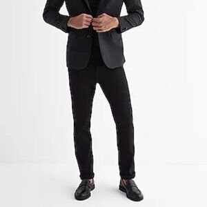 Express Performance Stretch Suit Pant, Black, W33 L32